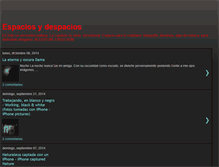 Tablet Screenshot of espaciosydespacios.blogspot.com