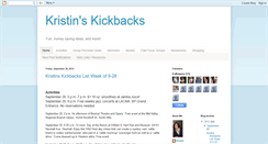 Desktop Screenshot of kristinskickbacks.blogspot.com