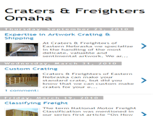 Tablet Screenshot of cratersandfreightersomaha.blogspot.com