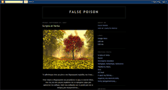 Desktop Screenshot of false-poison.blogspot.com