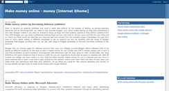 Desktop Screenshot of makemoneyonlinez.blogspot.com
