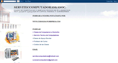 Desktop Screenshot of clasesdecomputacionadomicilio.blogspot.com