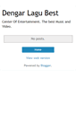 Mobile Screenshot of dengarlagubest.blogspot.com