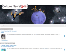 Tablet Screenshot of culturenevralgeek.blogspot.com
