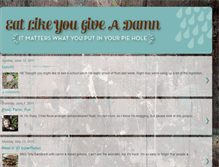 Tablet Screenshot of eatlikeyougiveadamnbook.blogspot.com