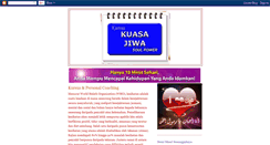 Desktop Screenshot of kursus-kuasajiwa.blogspot.com