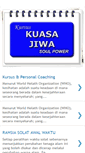Mobile Screenshot of kursus-kuasajiwa.blogspot.com