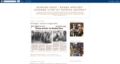 Desktop Screenshot of burkina-faso-bonne-arrivee.blogspot.com