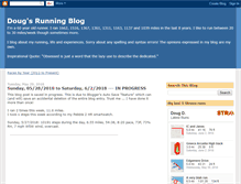 Tablet Screenshot of dougsrunningblog.blogspot.com