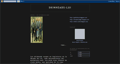 Desktop Screenshot of lui-skinheads.blogspot.com