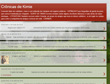 Tablet Screenshot of cronicasdekimie.blogspot.com
