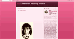 Desktop Screenshot of child-abuse-recovery-journal.blogspot.com