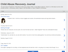 Tablet Screenshot of child-abuse-recovery-journal.blogspot.com