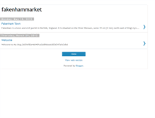 Tablet Screenshot of fakenhammarket.blogspot.com
