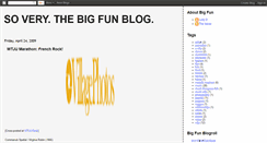 Desktop Screenshot of bigfunblog.blogspot.com