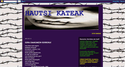 Desktop Screenshot of hautsikateak.blogspot.com