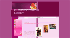 Desktop Screenshot of indweddingfash.blogspot.com