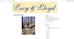 Desktop Screenshot of lucyandlloyd.blogspot.com