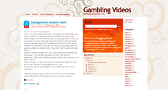 Desktop Screenshot of gambling-video.blogspot.com