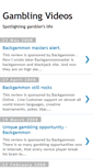 Mobile Screenshot of gambling-video.blogspot.com
