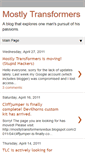 Mobile Screenshot of mostlytransformers.blogspot.com