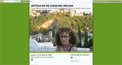 Desktop Screenshot of carolinamolinaarticulos.blogspot.com