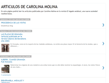 Tablet Screenshot of carolinamolinaarticulos.blogspot.com