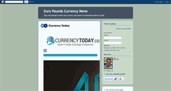 Desktop Screenshot of euros-pounds-currency-news.blogspot.com