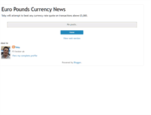 Tablet Screenshot of euros-pounds-currency-news.blogspot.com