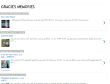 Tablet Screenshot of graciesmemories.blogspot.com