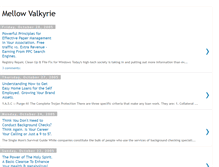 Tablet Screenshot of mellowvalkyrie.blogspot.com