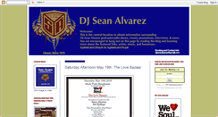 Desktop Screenshot of djseanalvarez.blogspot.com