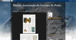 Desktop Screenshot of matrizassociaodegravuradoporto.blogspot.com