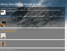 Tablet Screenshot of matrizassociaodegravuradoporto.blogspot.com