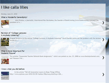 Tablet Screenshot of llikecallalily.blogspot.com