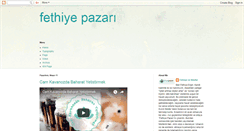 Desktop Screenshot of fethiyepazari.blogspot.com