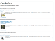 Tablet Screenshot of casasperfectas.blogspot.com
