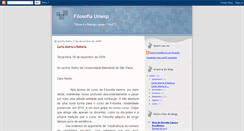 Desktop Screenshot of filosofiaumesp.blogspot.com