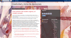 Desktop Screenshot of creatividadydecisiones.blogspot.com