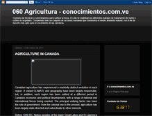 Tablet Screenshot of conocimientos-agricultura.blogspot.com