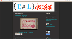 Desktop Screenshot of eandldesigns.blogspot.com