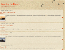 Tablet Screenshot of booneldog-runningonempty.blogspot.com