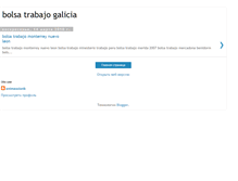 Tablet Screenshot of bolsatrabajo-galicia.blogspot.com