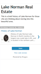 Mobile Screenshot of lakenormanhomesandland.blogspot.com