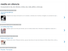 Tablet Screenshot of medioensilencio.blogspot.com