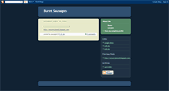 Desktop Screenshot of burntsausages.blogspot.com