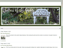 Tablet Screenshot of ladiesofthegrove.blogspot.com