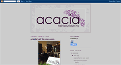 Desktop Screenshot of acaciahair.blogspot.com