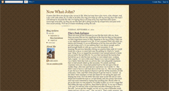 Desktop Screenshot of nowwhatjohn.blogspot.com