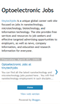 Mobile Screenshot of optoelectronicjobs.blogspot.com